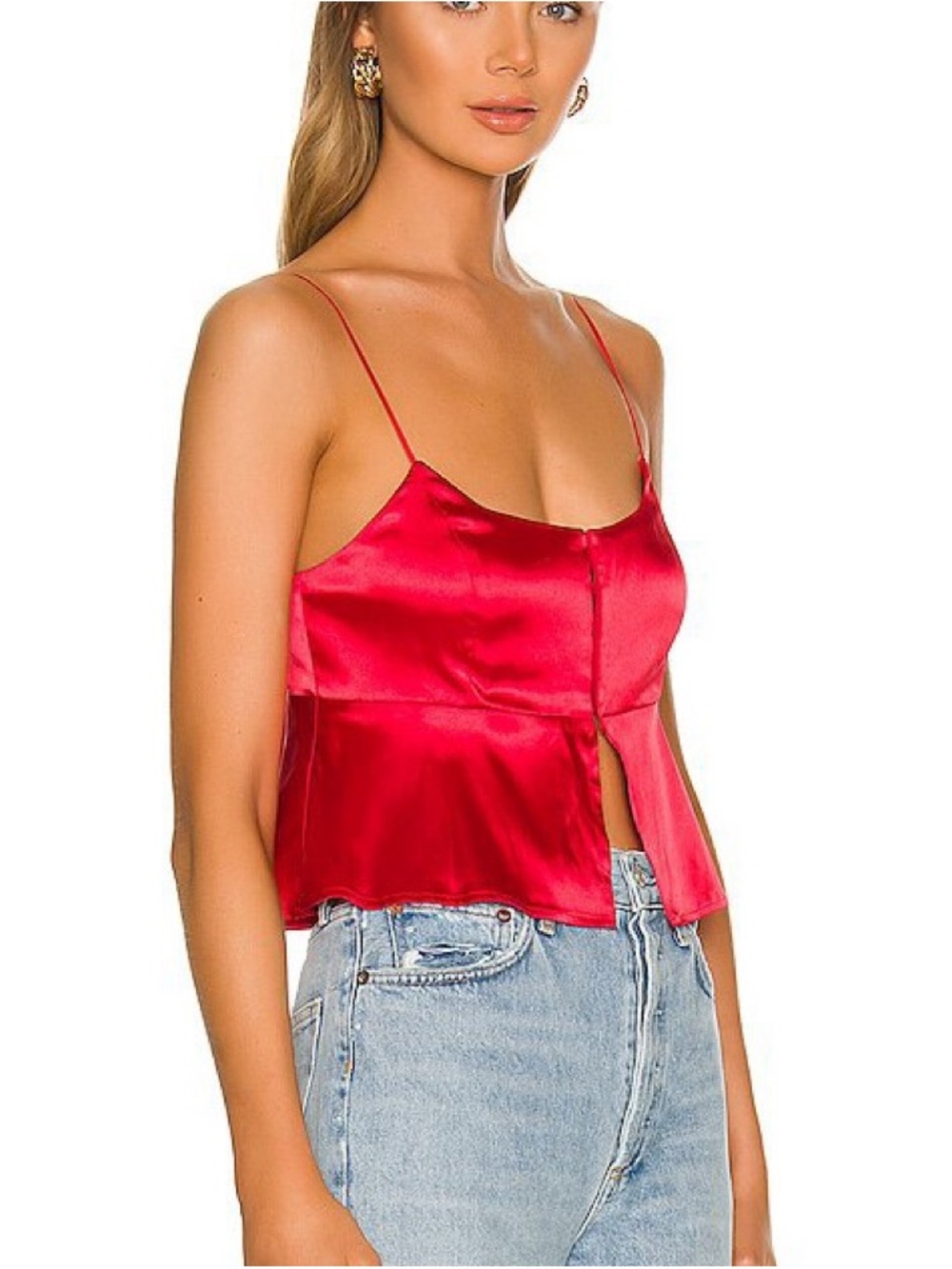 More To Come Evie peplum cami top